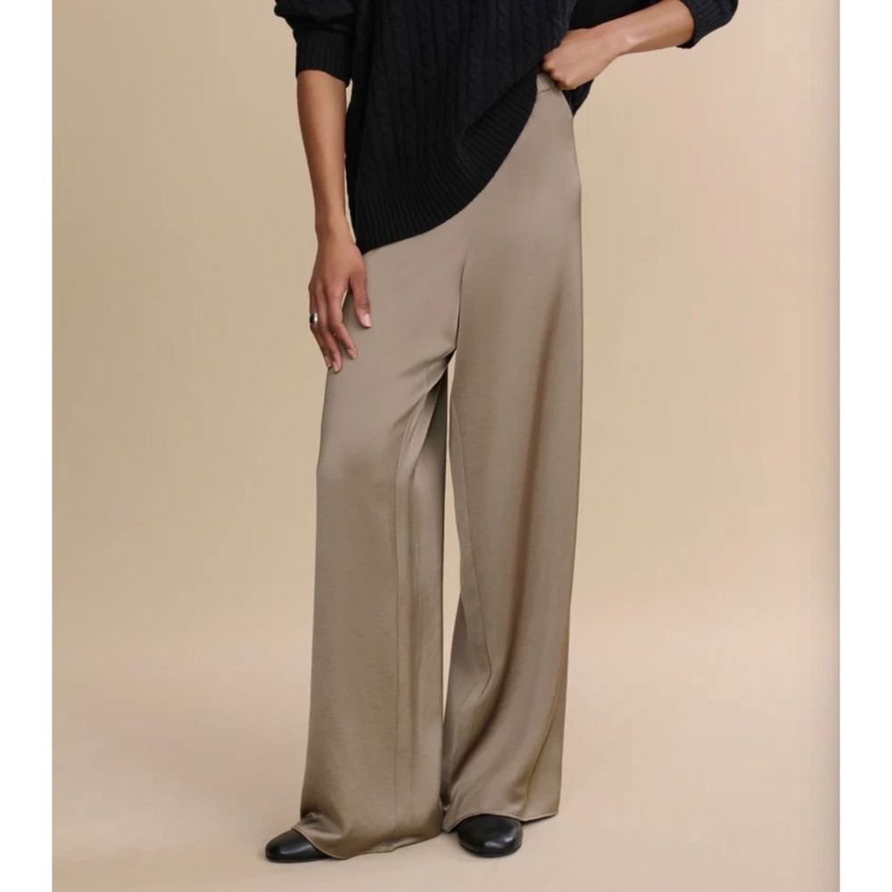NEW Jenni Kayne Demi Pant Olio Wide Leg Pull On Pants Size XL